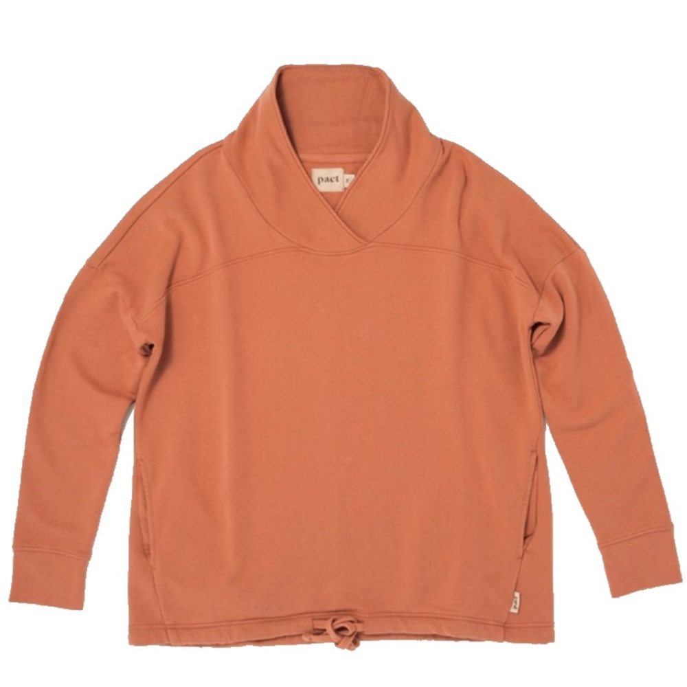 Pact Women's Sweatshirt in Rust Orange